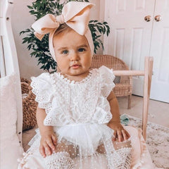 Baby Girl Lace Romper pawlulu