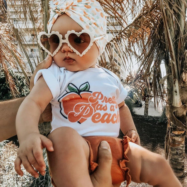 2-piece Baby Peach Cotton Suits pawlulu