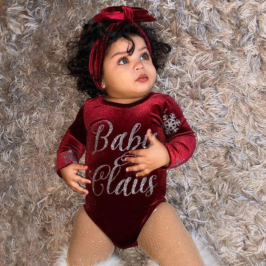 2-Piece Baby Christmas Romper Suits pawlulu