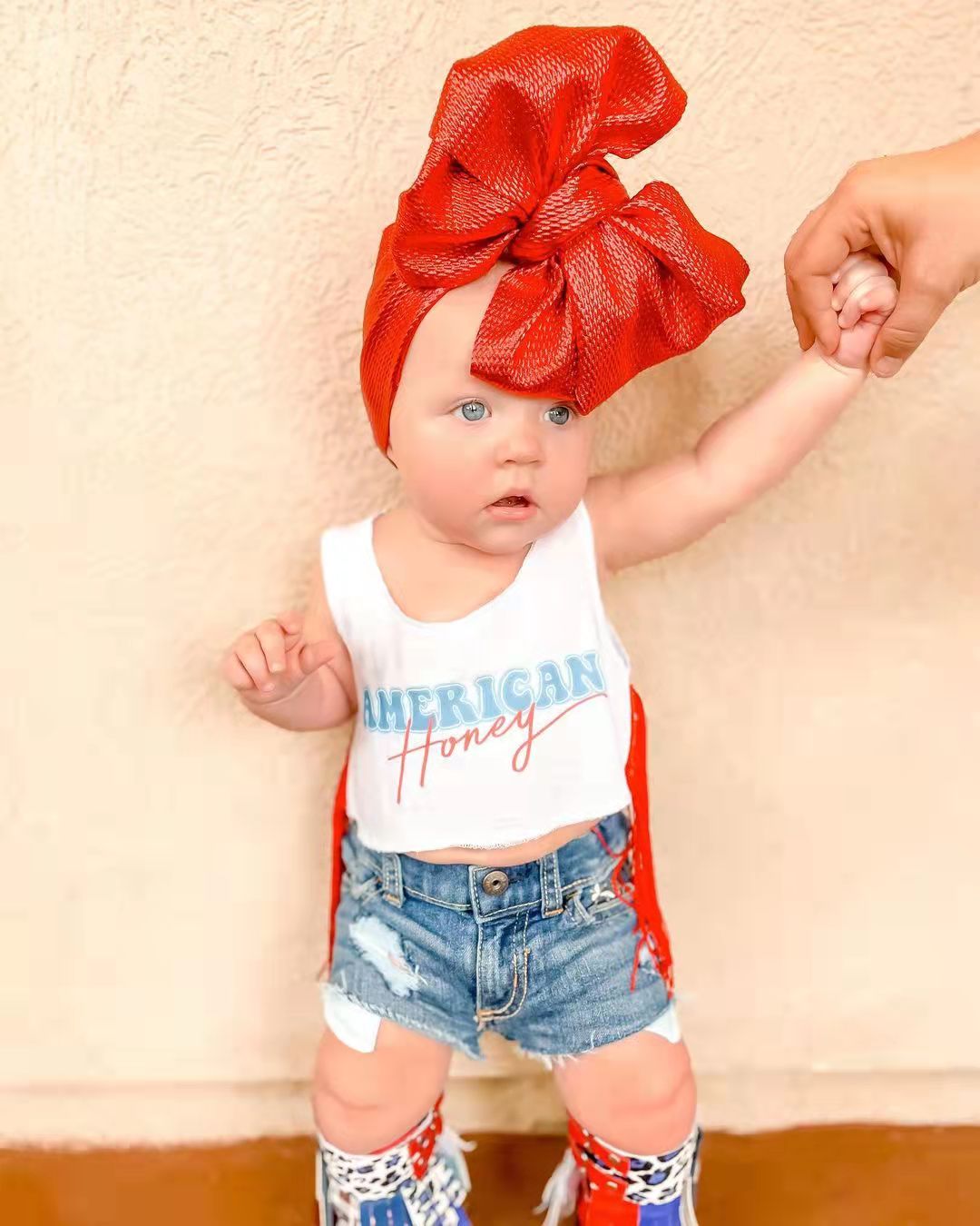 2-piece Baby Letter Print Suit Pawlulu