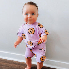 2-piece Smile Print Suit Pawlulu