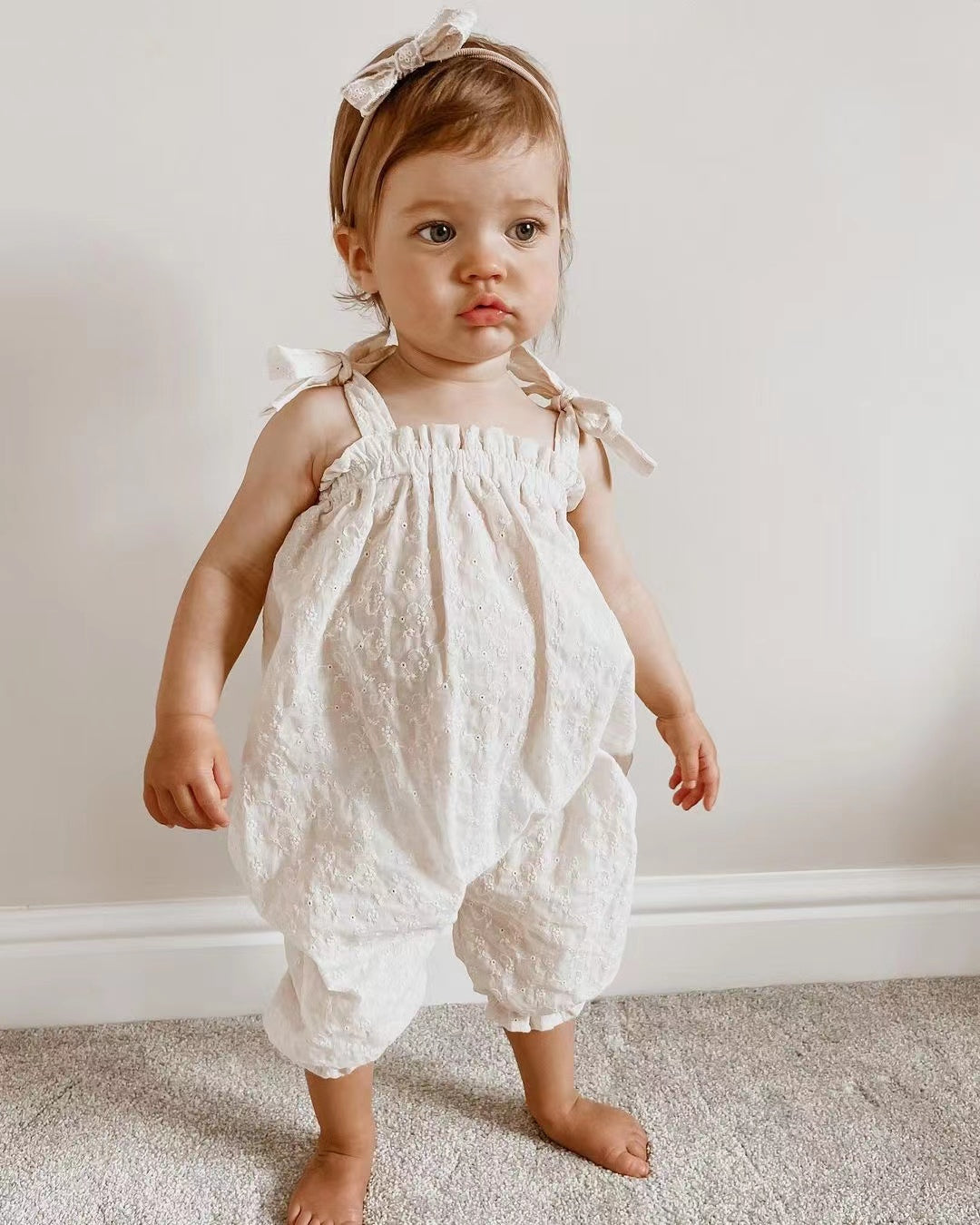 Baby Cotton Linen Jumpsuit