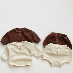 2-Piece Infant Soft Check Suit Pawlulu