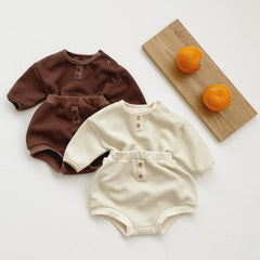 2-Piece Infant Soft Check Suit Pawlulu