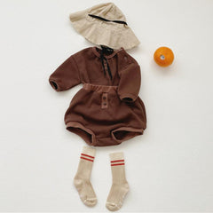 2-Piece Infant Soft Check Suit Pawlulu