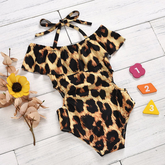 Baby Girl Leopard Swimwears Pawlulu