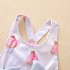 Backless Ruffle Swimsuit Pawlulu