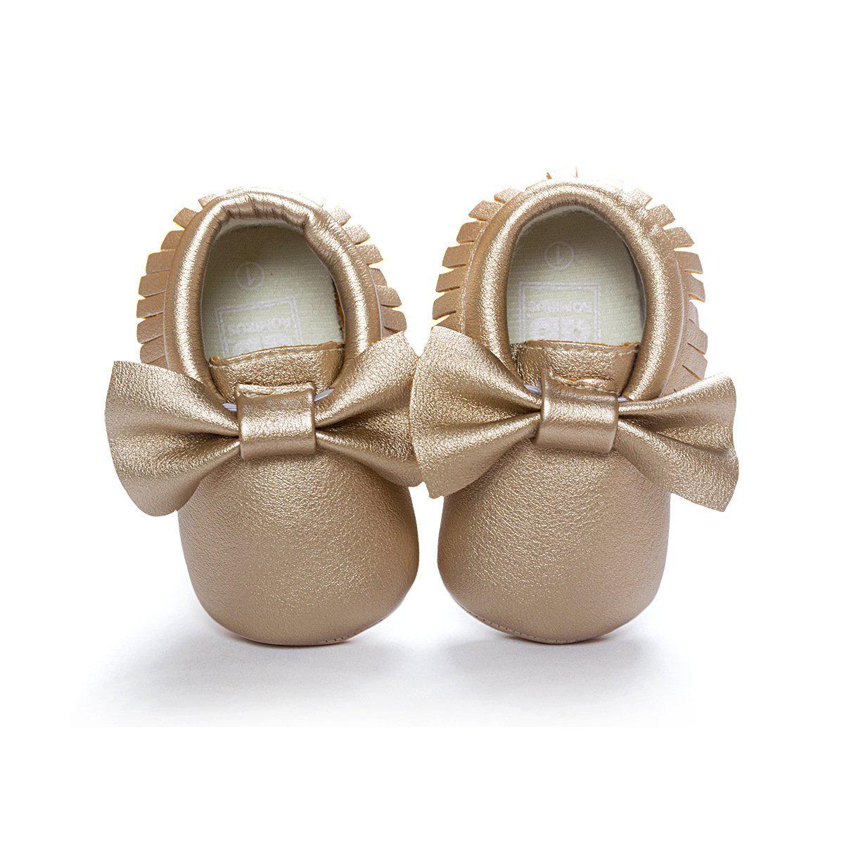 Baby Simple Bowknot Shoes pawlulu