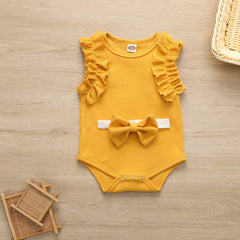 Baby Knit Cotton Romper pawlulu