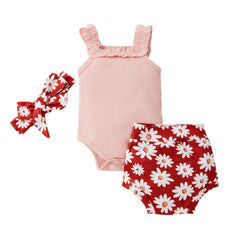 Baby Girl Floral Rompers Suits Pawlulu
