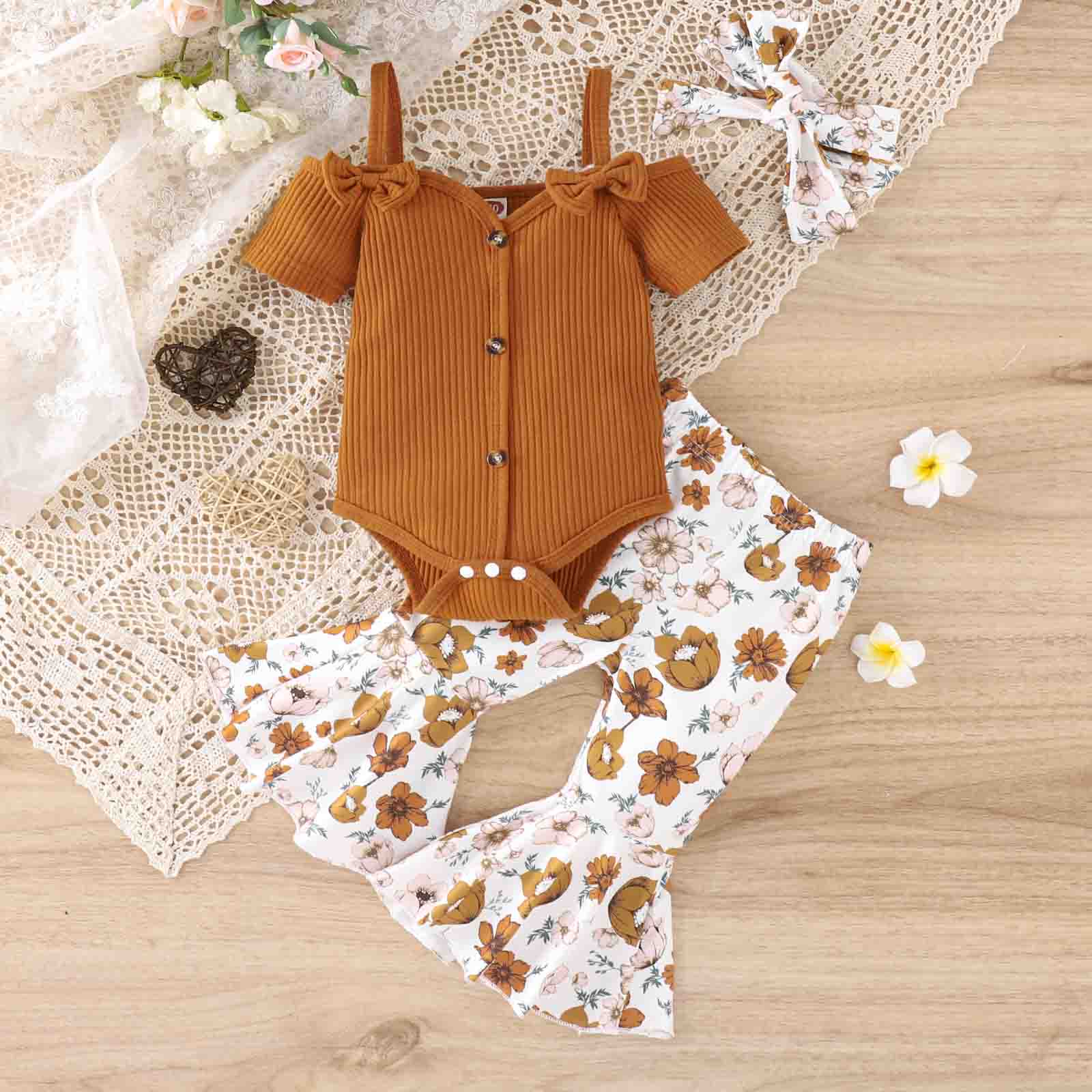 Baby Girls Flared Set Pawlulu