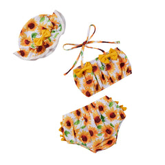 3-Piece Baby Floral Swimwears Pawlulu