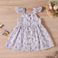 Toddler Flora Dress Pawlulu
