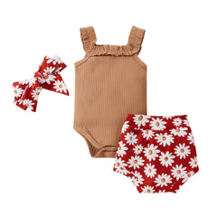 Baby Girl Floral Rompers Suits Pawlulu