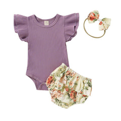 Baby Girl Floral Rompers Suits Pawlulu