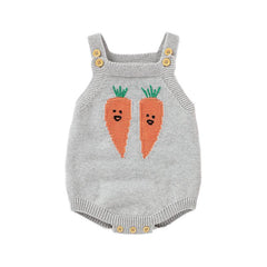 Baby Knitting Carrot Romper pawlulu