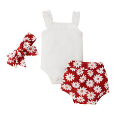 Baby Girl Floral Rompers Suits Pawlulu