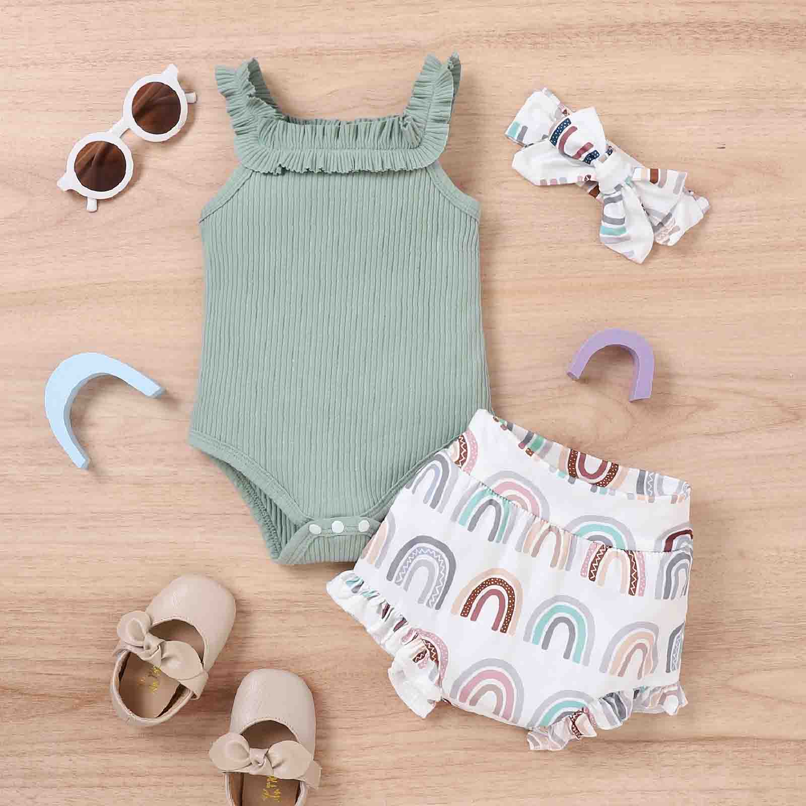 3-piece Baby Ribbed Set Pawlulu
