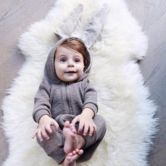 Baby Girl Boy Rabbit 3D Ear Outfits pawlulu