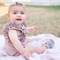 Baby Knit Cotton Romper pawlulu