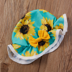 3-Piece Baby Floral Swimwears Pawlulu