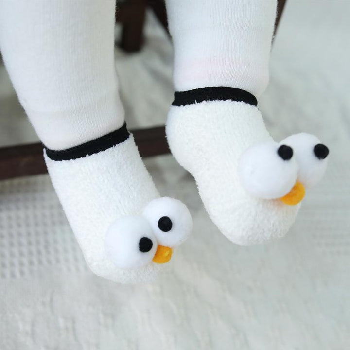 Cute 3D Big Eyes Design Baby Socks pawlulu