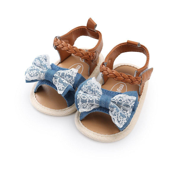 Baby 3D Flower Lace Sandal Shoes 0-18m pawlulu