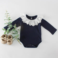 Baby Cotton Pure Lace Romper Pawlulu
