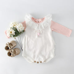 Baby Cotton Pure Lace Romper Pawlulu