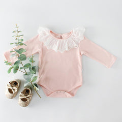 Baby Cotton Pure Lace Romper Pawlulu
