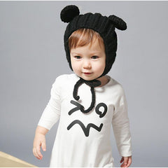 Baby Winter Mickey Wool Cap pawlulu
