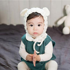 Baby Winter Mickey Wool Cap pawlulu