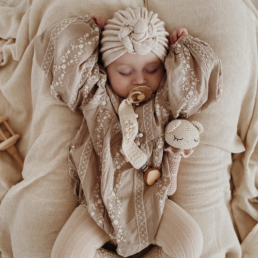 Baby Cotton Linen Romper Pawlulu