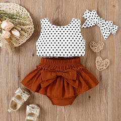 Baby Polka Dot Skirt Sets