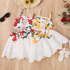 Toddler Girl Suspender Dress Pawlulu