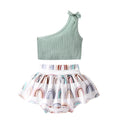 Baby Floral Skirt Set