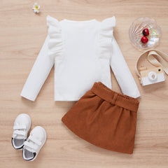 2-Piece Pure Cotton Flying Sleeve Suits Pawlulu