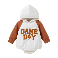 Baby Letter Hoodie Rompers Pawlulu