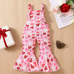 Toddler Valentine's Day Heart Jumpsuit Pawlulu