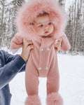 Baby Pink Sweater Coat pawlulu