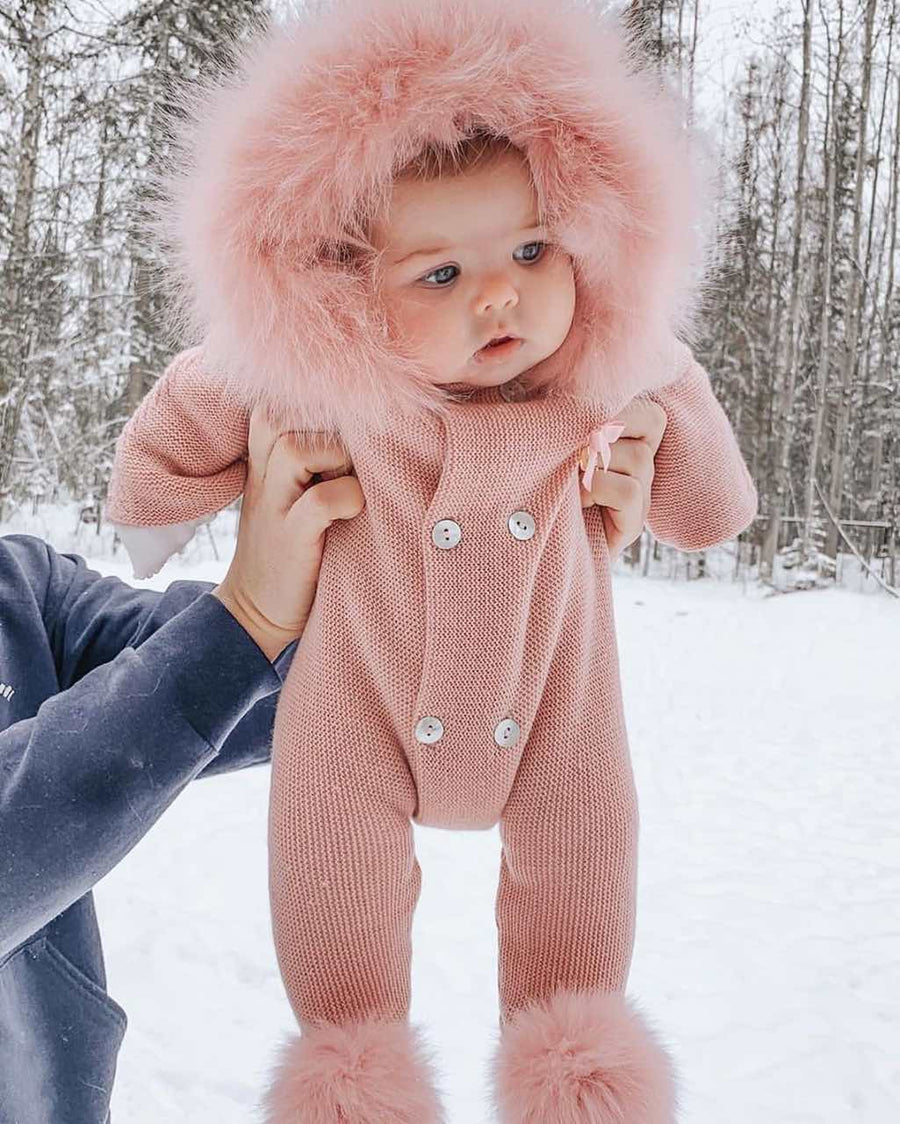 Baby Pink Sweater Coat – Pawlulu