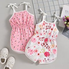 Toddler Girl Printed Jumpsuit Pawlulu