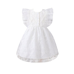 Kid Floral Mesh Dress