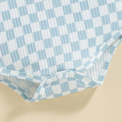 Baby Checkerboard Suit Rompers Pawlulu