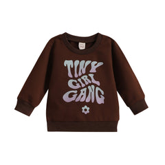Baby Letter Printed Sweater Pawlulu