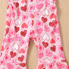 Toddler Valentine's Day Heart Jumpsuit Pawlulu
