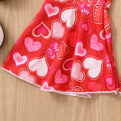 Toddler Valentine's Day Heart Jumpsuit Pawlulu