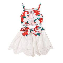 Toddler Girl Suspender Dress Pawlulu