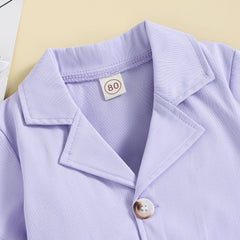3-Piece Pure Colorl Suit Pawlulu