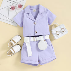 3-Piece Pure Colorl Suit Pawlulu